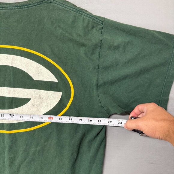 Vintage Green Bay Packers Starter Green 90s Made in USA Tee Shirt‎ Large - Picture 6 of 7
